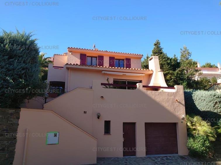 6AMB38-Villa avec terrasse dans résidence avec piscine commune Collioure Extérieur photo