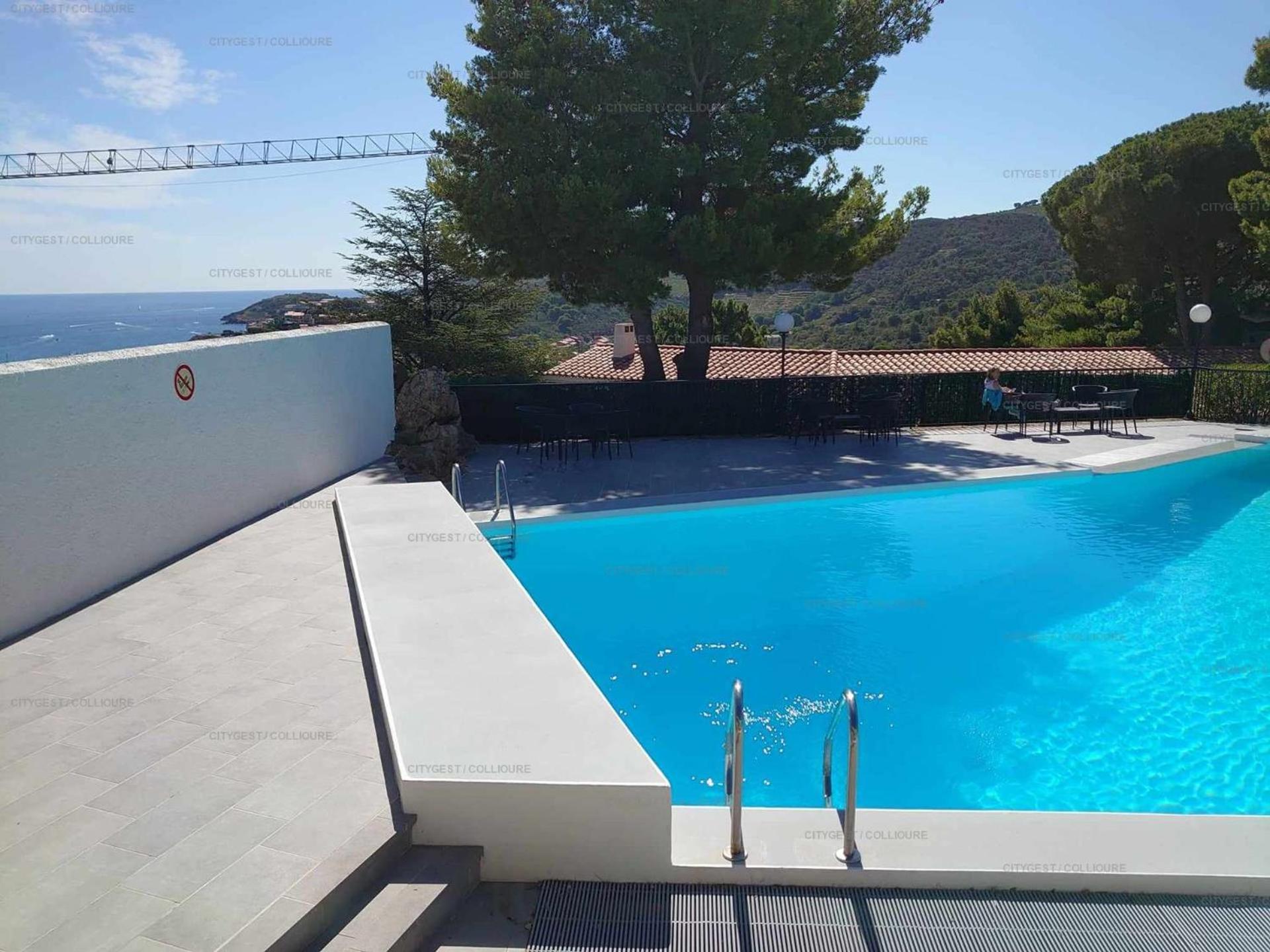 6AMB38-Villa avec terrasse dans résidence avec piscine commune Collioure Extérieur photo