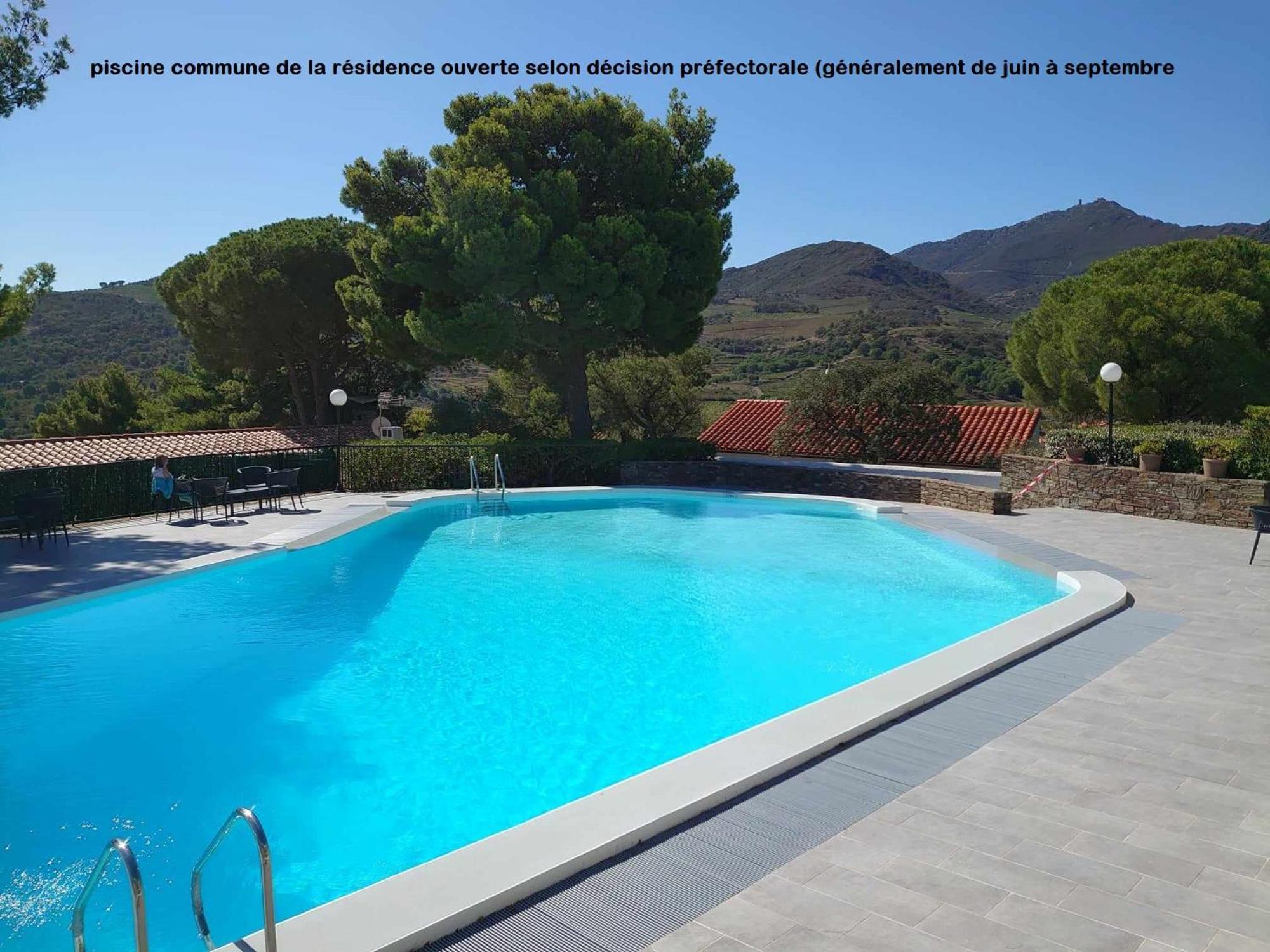 6AMB38-Villa avec terrasse dans résidence avec piscine commune Collioure Extérieur photo