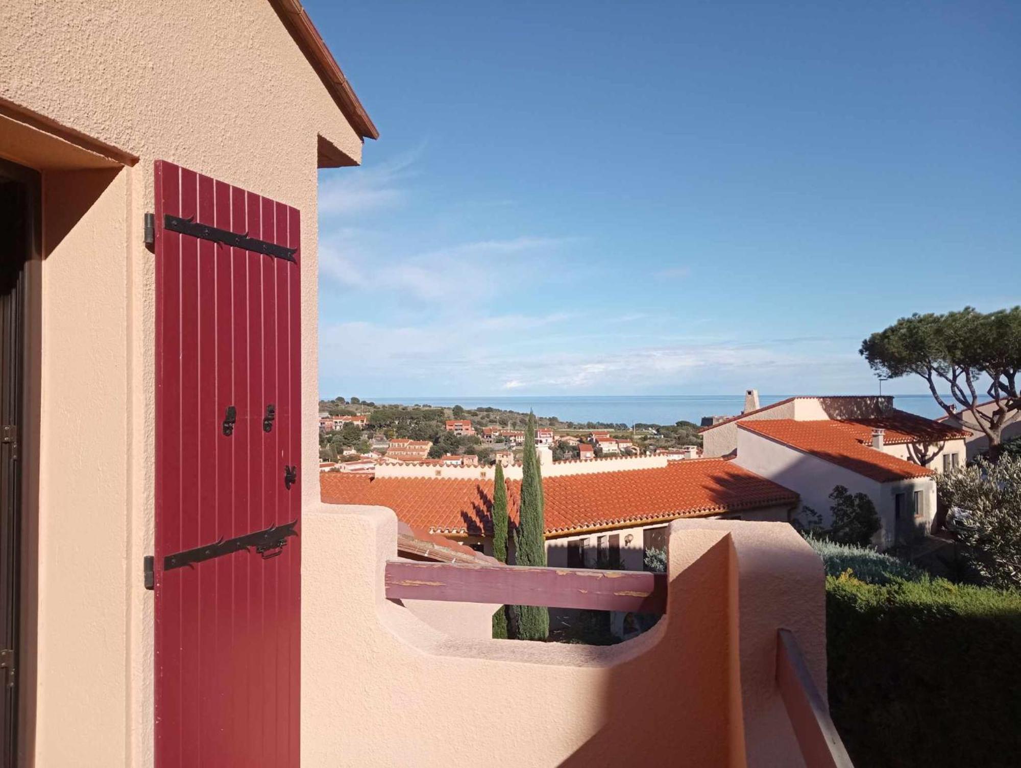 6AMB38-Villa avec terrasse dans résidence avec piscine commune Collioure Extérieur photo
